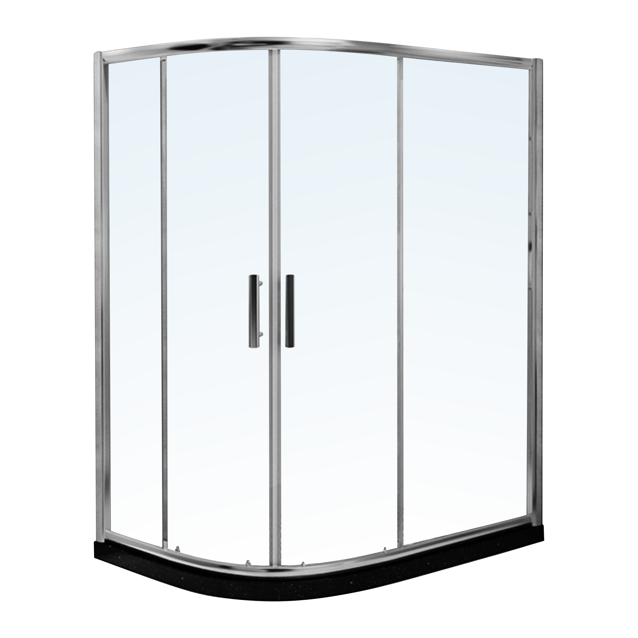 Душевая кабина RJ K9177-FBM-1003 right 110x80x190 см профиль Хром (258228)
