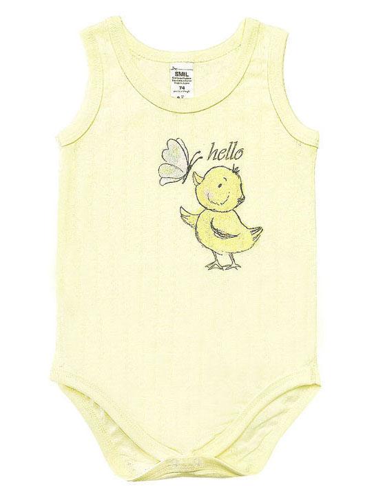 Боді Smil 68 см Жовтий (102687)