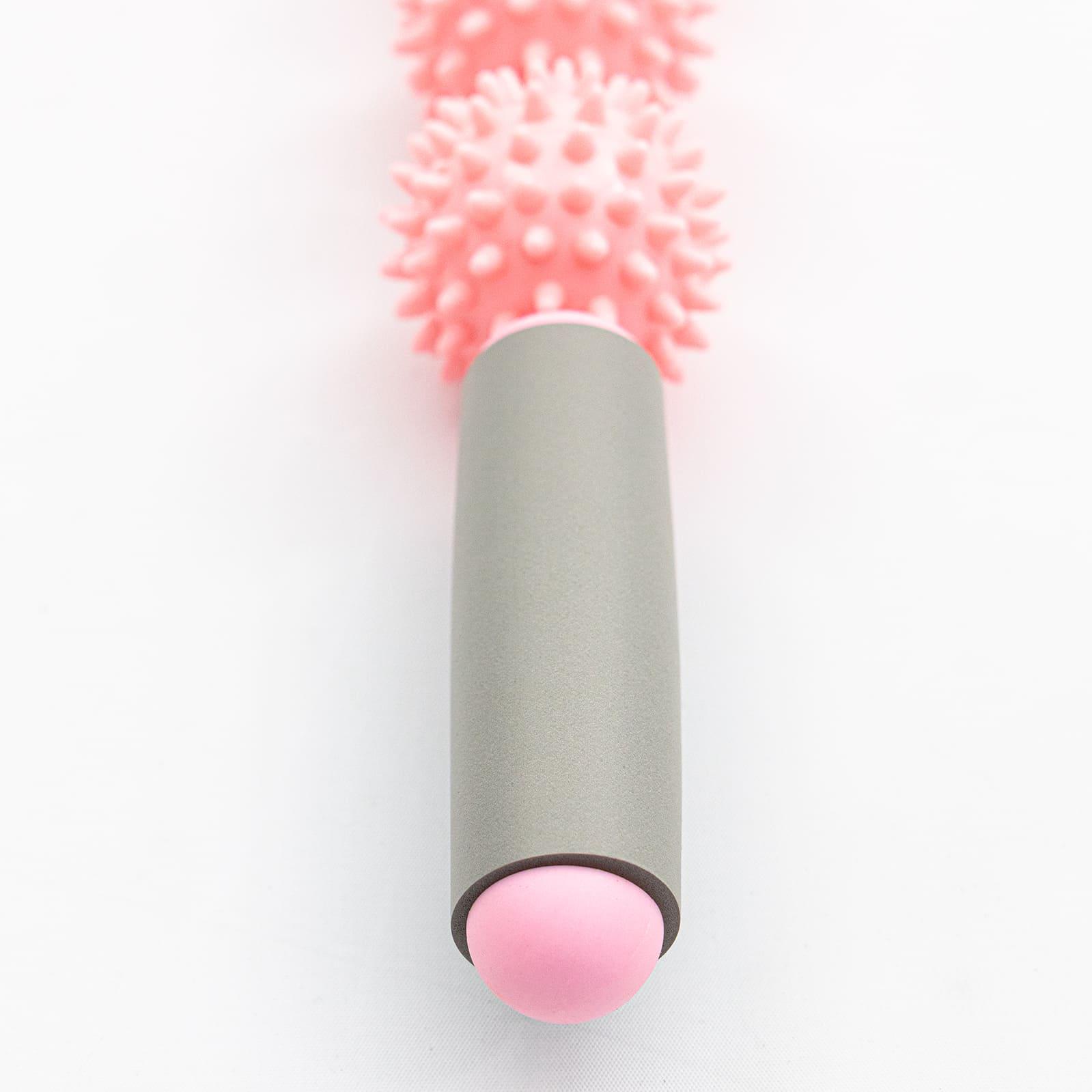 Ролик массажный OSPORT 51х5 см Светло-розовый (MS 3404) - фото 4