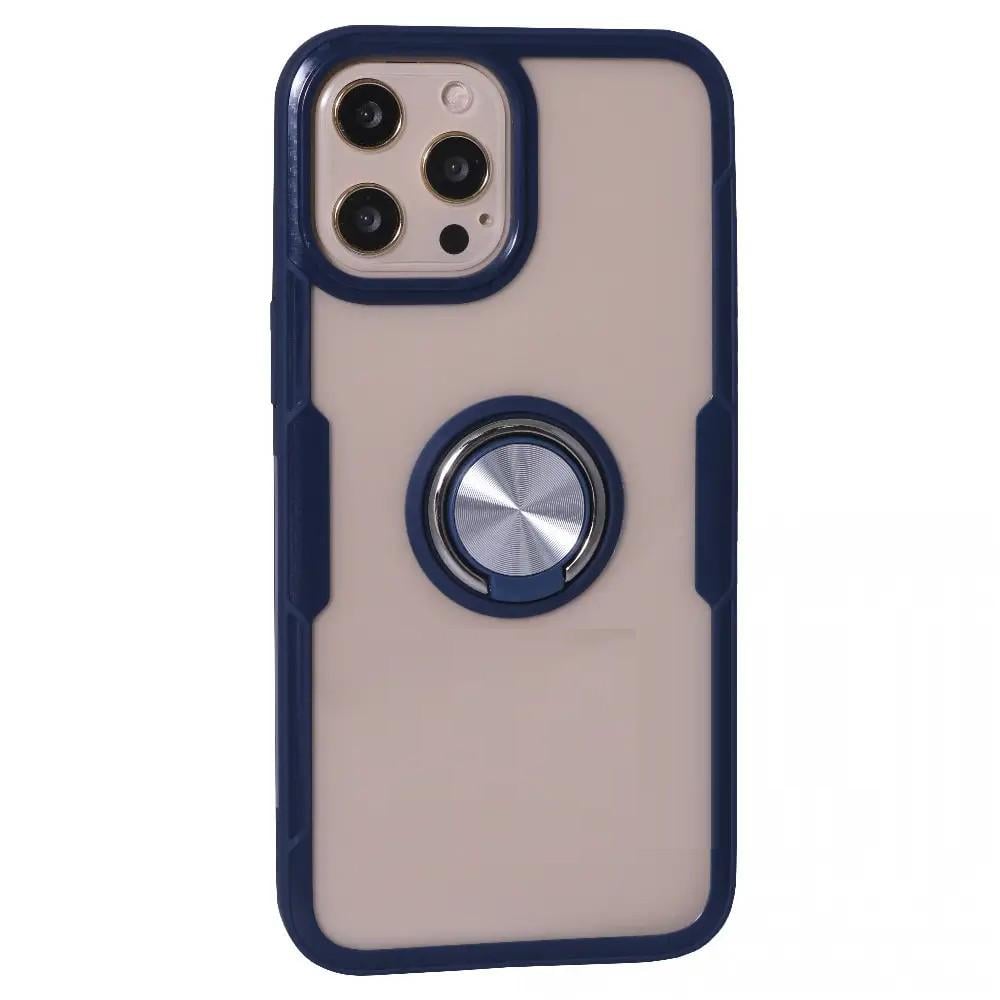 Чохол Ring Bracket для iPhone 12 / 12 Pro 6.1" синій