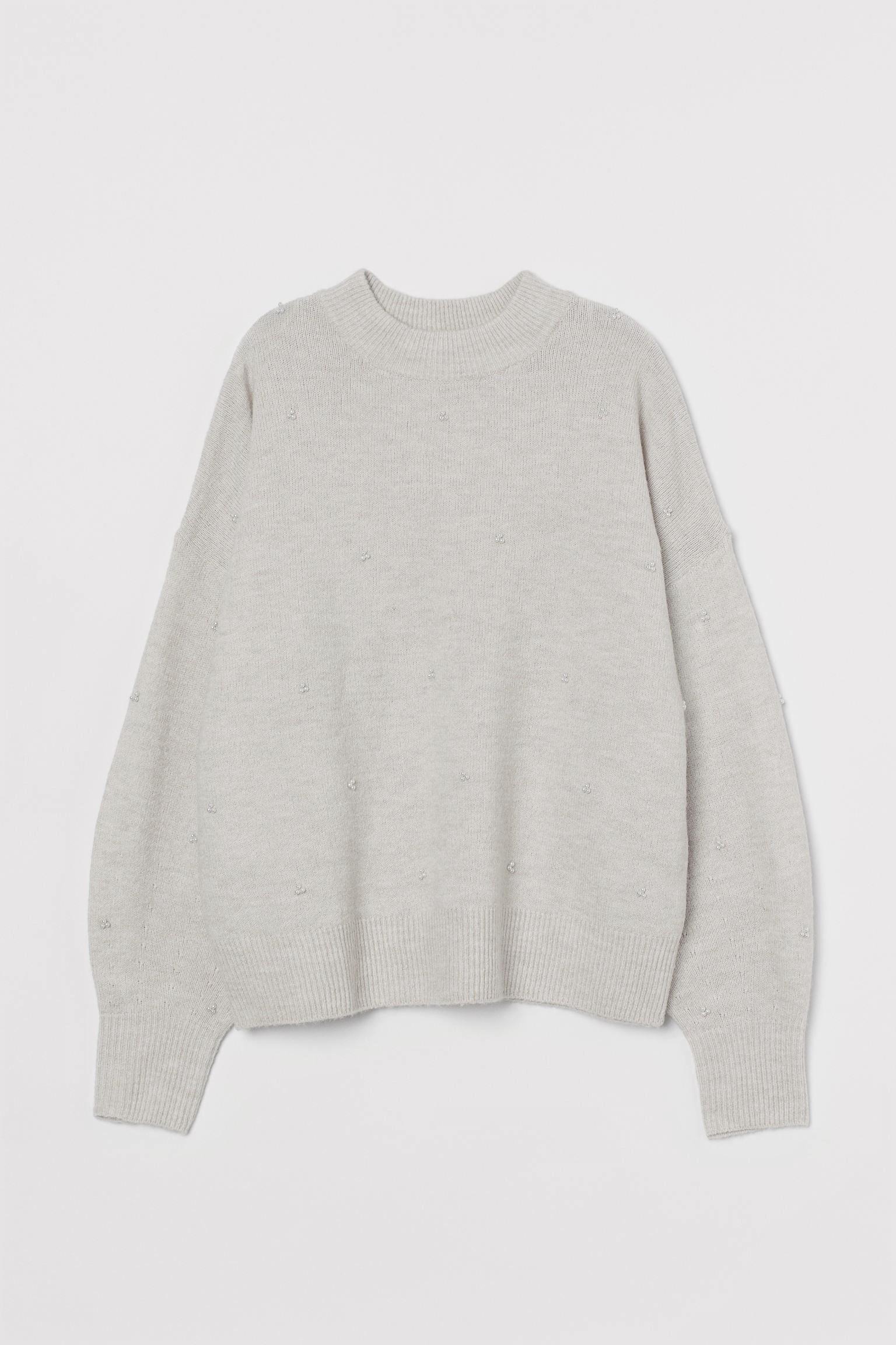 Свитер оверсайз S Светло-серый (8743722sm)