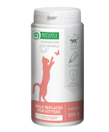 Заменитель молока Nature's Protection Kitty-milk для котят 200 г (51603)