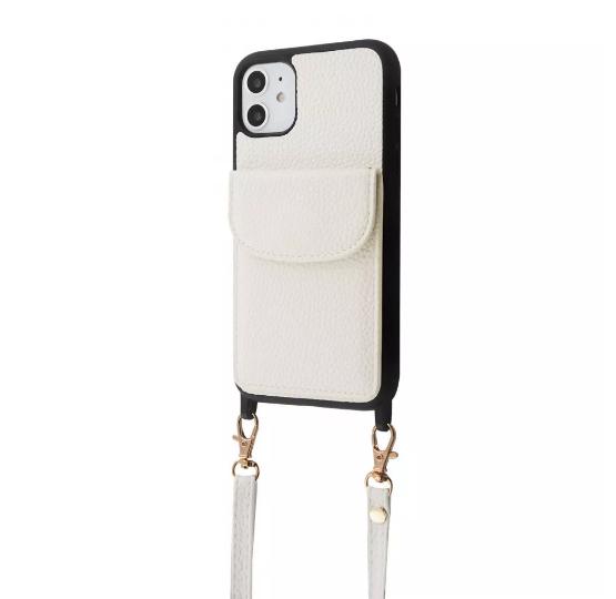 Чехол-накладка для телефона WAVE Leather Pocket Case - iPhone 11  white (460130003)