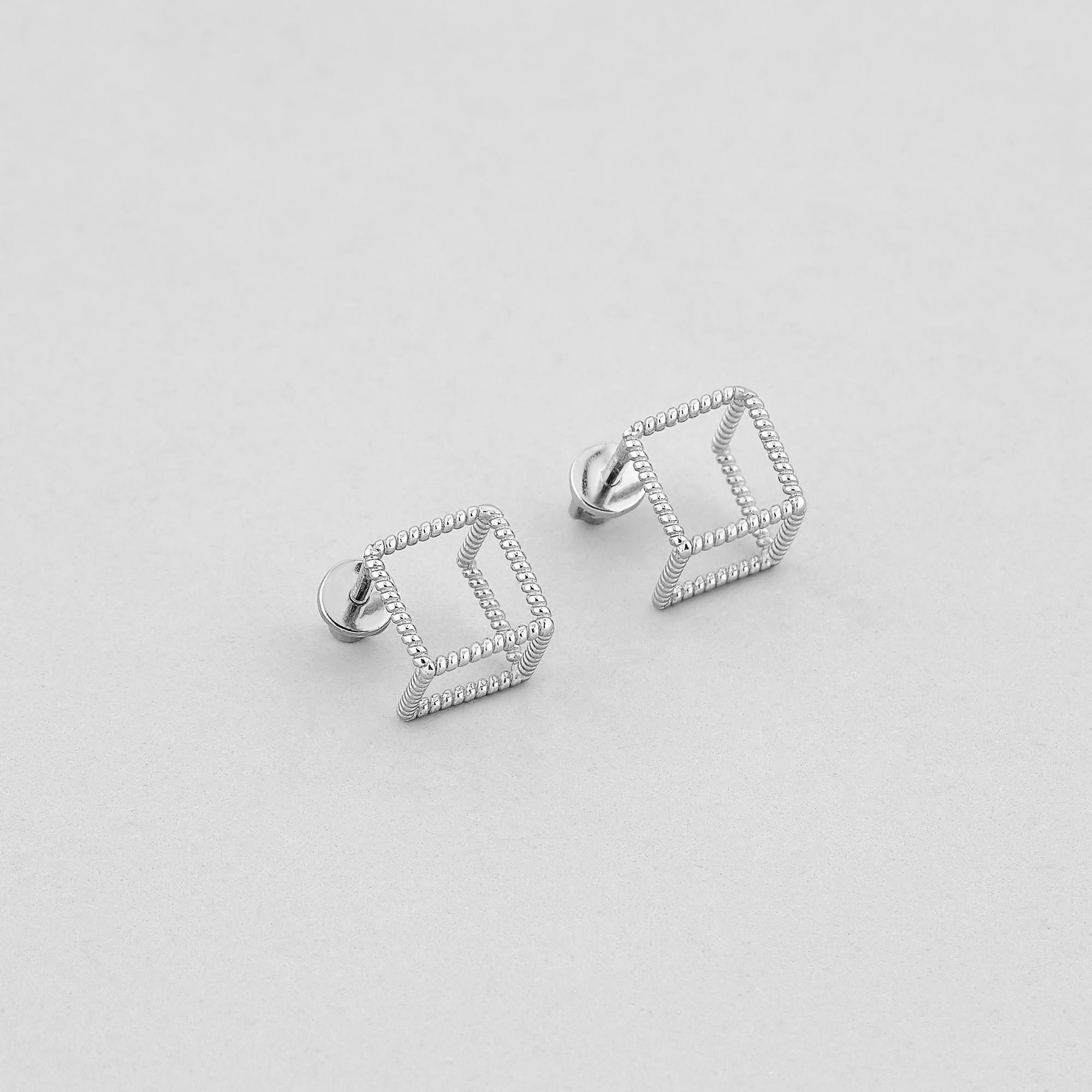 Срібні сережки Minimal Арифметика (9938)