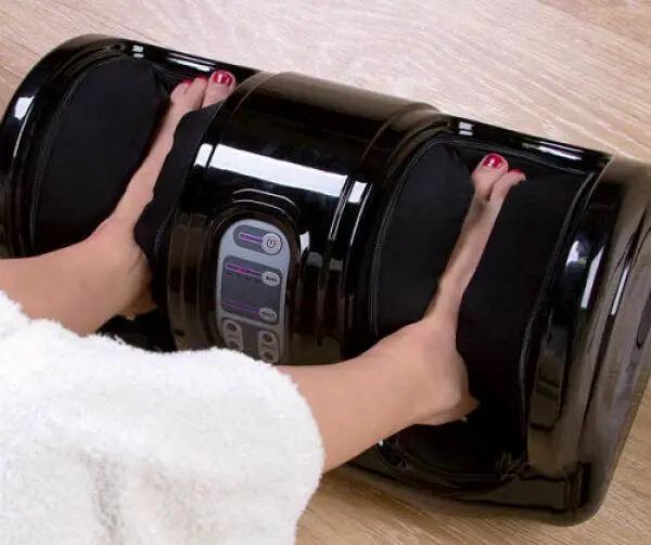 Массажер для стоп и лодыжек Foot Massager многофункциональный электрический для снятия боли в ногах Черный (10582) - фото 2