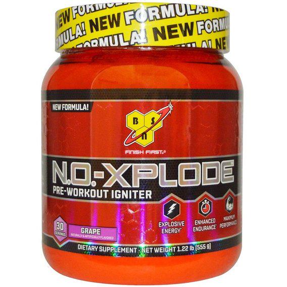 Комплекс до тренування BSN N.O.-Xplode 3.0 Pre-Workout Igniter 555 г 30 порций Grape