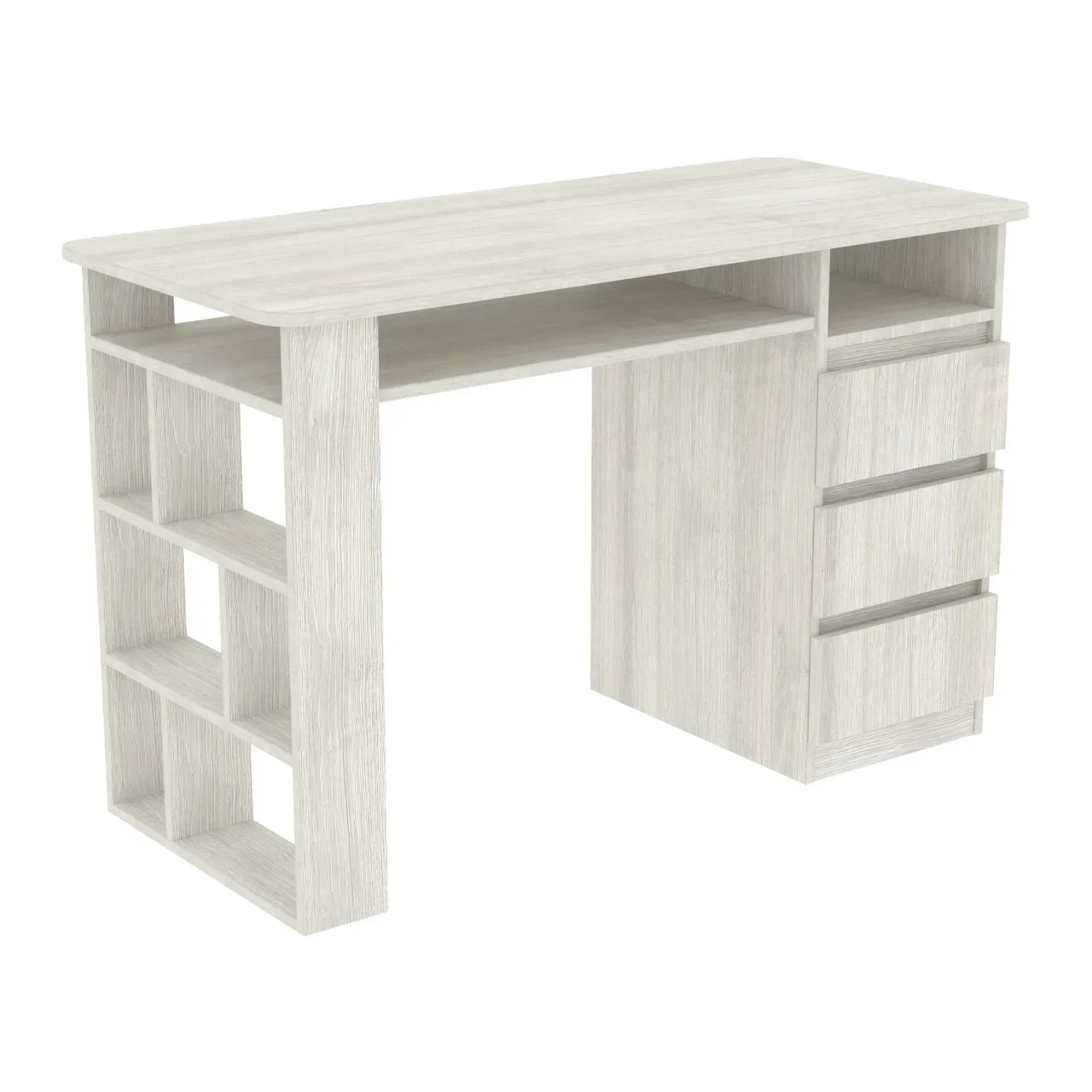 Стіл манікюрний Kontinent СМ-2 правий 1200х550х760 мм Дуб Шамоні Світлий (82955740) - фото 1