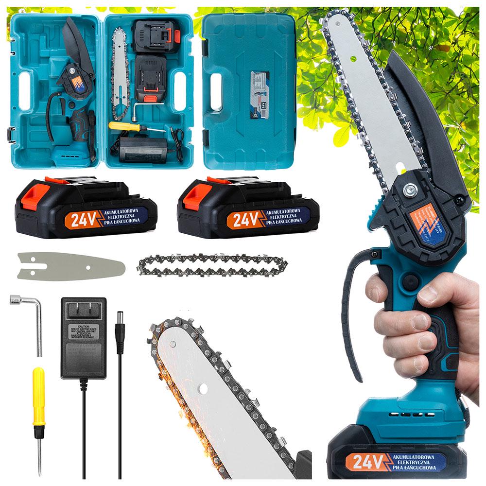 Пилка цепная аккумуляторная Domotec 8” 24 В 20 см - фото 5 Пилка цепная аккумуляторная Domotec 8” 24 В 20 см - фото 5