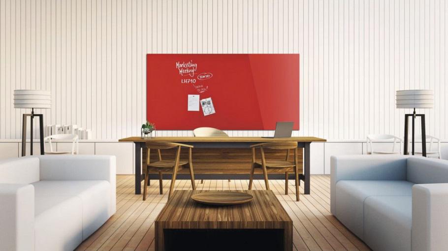 Доска магнитно-маркерная Magnetoplan Glassboard Red (13409006) - фото 6