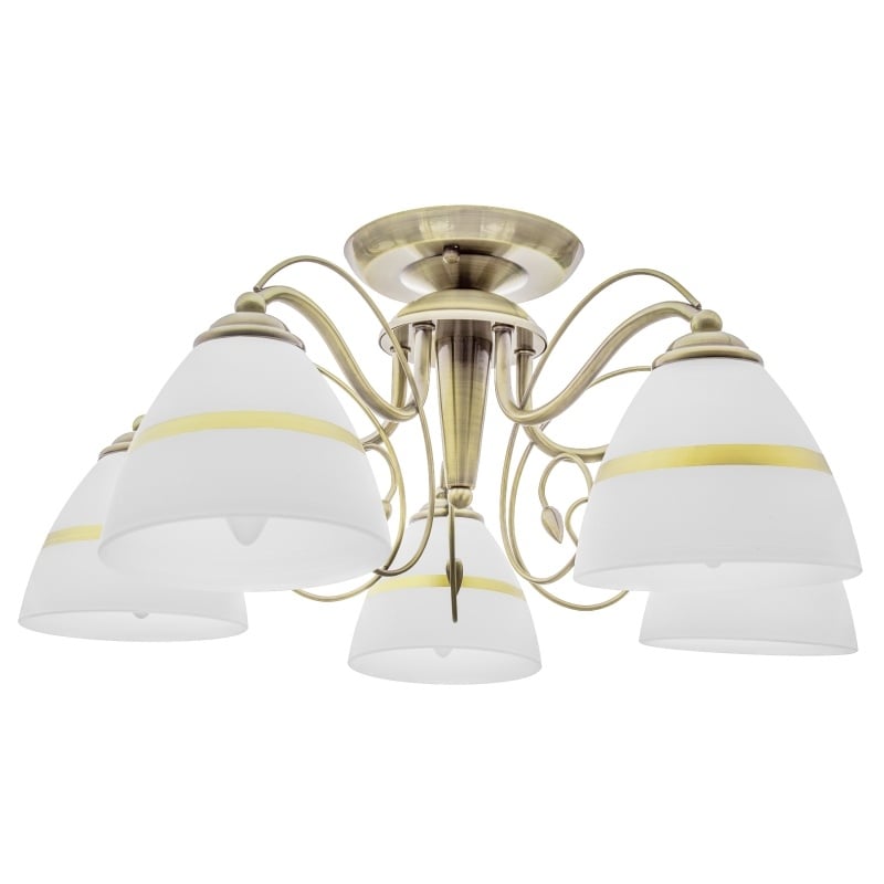 Люстра Brille LK-598S/5 E27 AB (23-221)