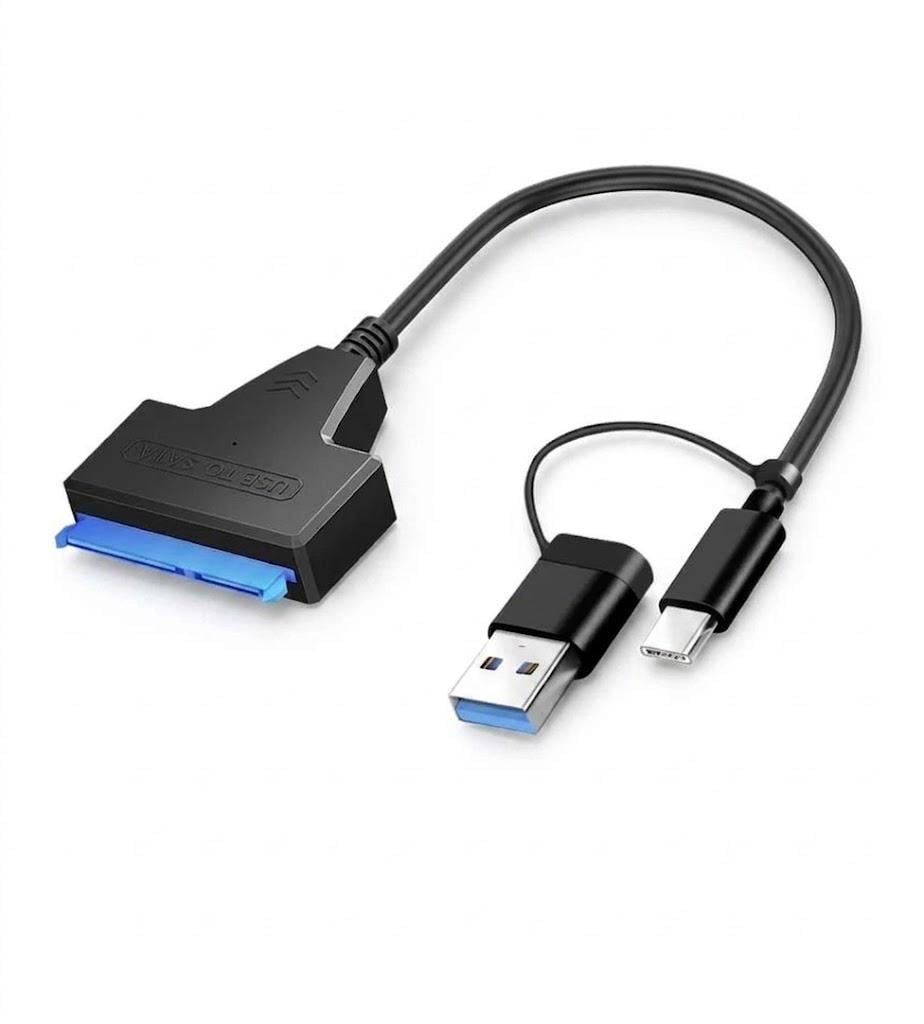 Переходник SmartGo SATA-Type-C-USB 3.0 к SSD-HDD диску 2,5" 20 см (2907658573)