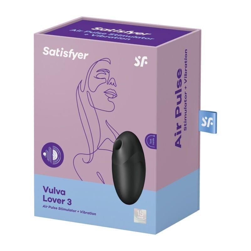 Вибратор вакуумный Satisfyer Vulva Lover 3 Black (38025887)