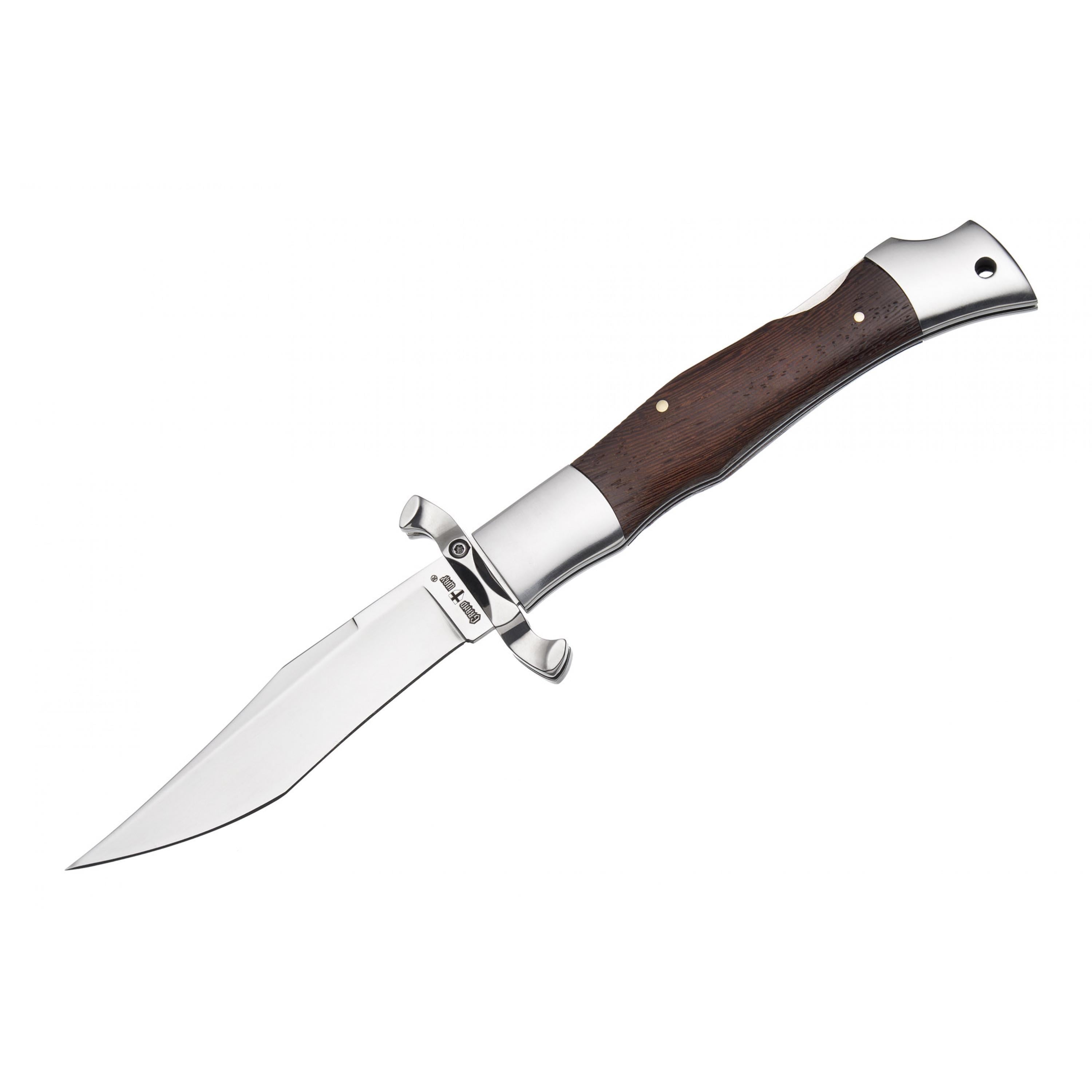 Туристический нож складной GW112 с деревянной рукояткой Tanto 440С (3089)