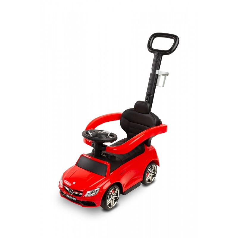 Машинка для катания Caretero Mercedes AMG C63 с родительской ручкой Red (390062)