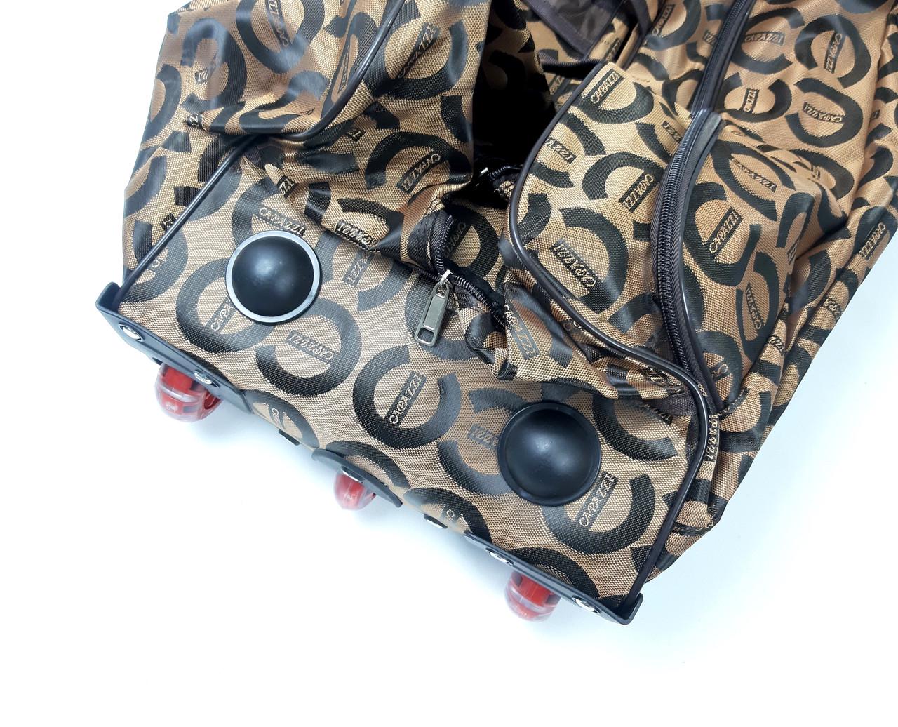 Сумка на колесах 60х32х36 см 65 л Коричневый (1505-1) - фото 9 Сумка на колесах 60х32х36 см 65 л Коричневый (1505-1) - фото 9