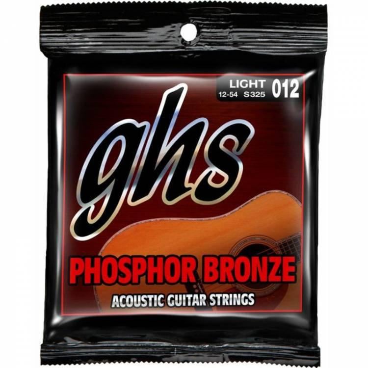 Струни для акустичної гітари GHS S325 12-54 Phosphor Bronze (112646)