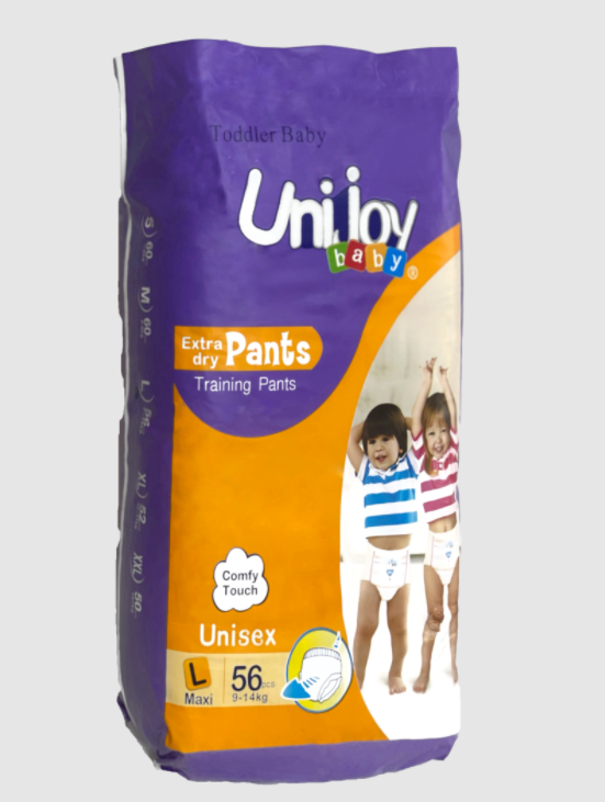 Підгузки-трусики UNIJOY Soft Pants ультратонкі органічні 56 шт. L 9-14 кг (PL56) - фото 3