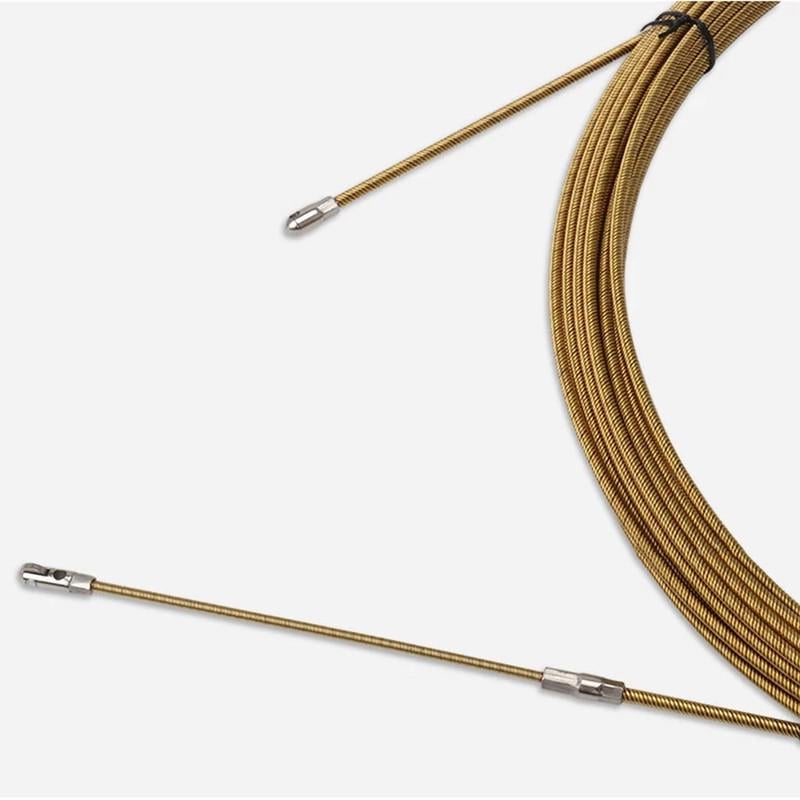 Протяжка спиральная металлическая Tactix d 4 мм х 30 м для кабеля (MET.WIRE4-30) - фото 5 Протяжка спиральная металлическая Tactix d 4 мм х 30 м для кабеля (MET.WIRE4-30) - фото 5