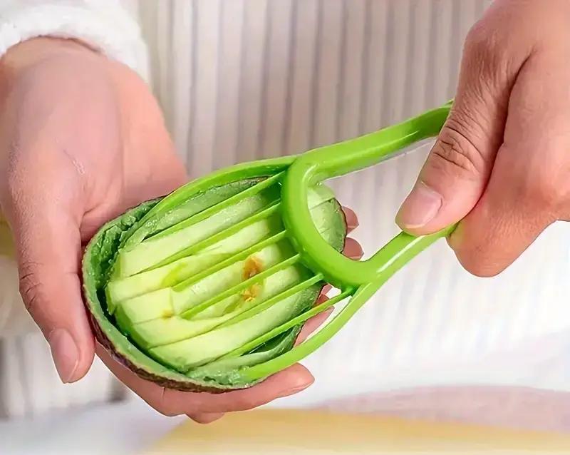 Нож для чистки авокадо и фруктов полипропиленовый 18 см Салатовый (D-0033) - фото 3 Нож для чистки авокадо и фруктов полипропиленовый 18 см Салатовый (D-0033) - фото 3