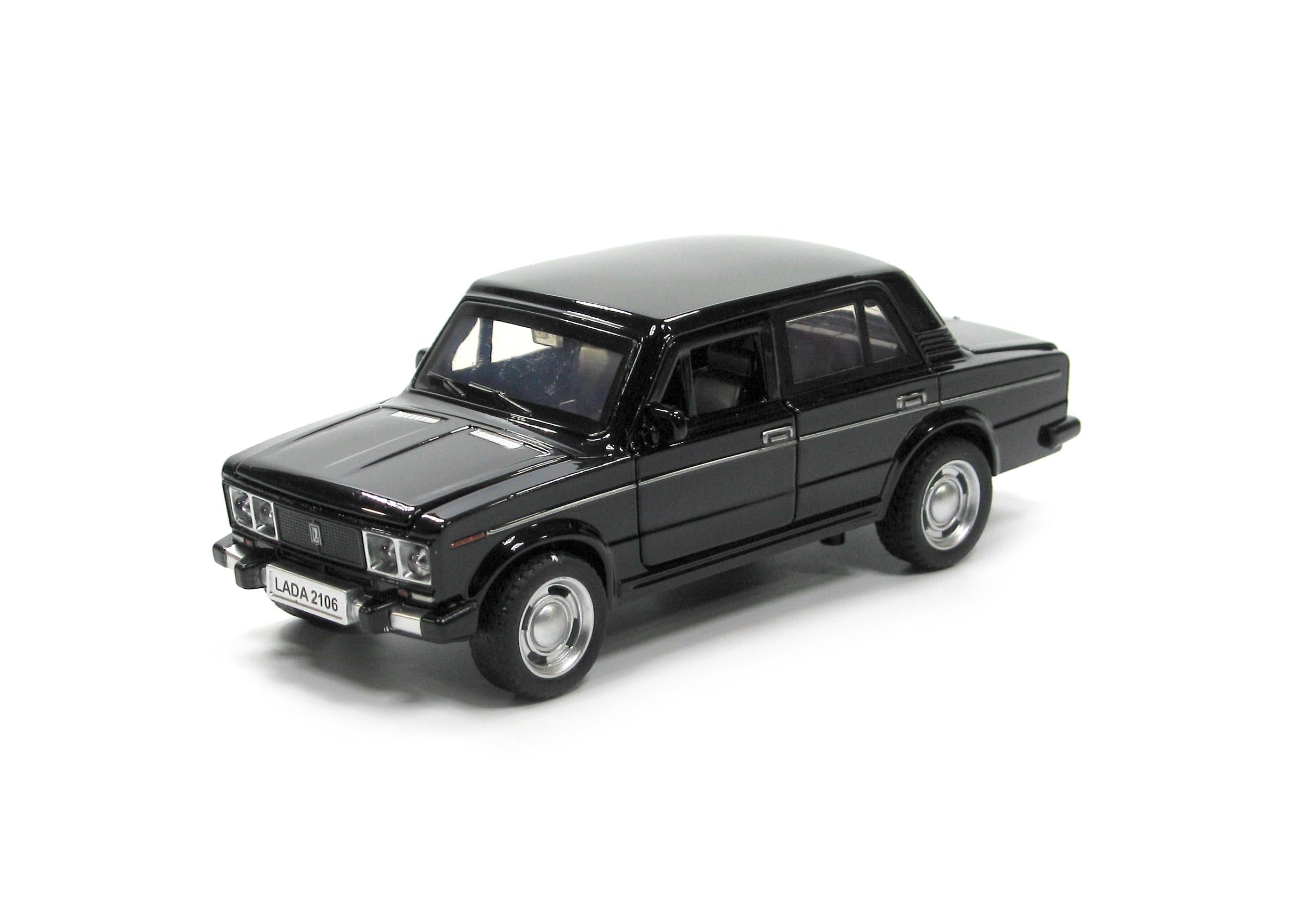 Модель металлическая Автопром LADA 2106 1:32-36 (7642 Black)