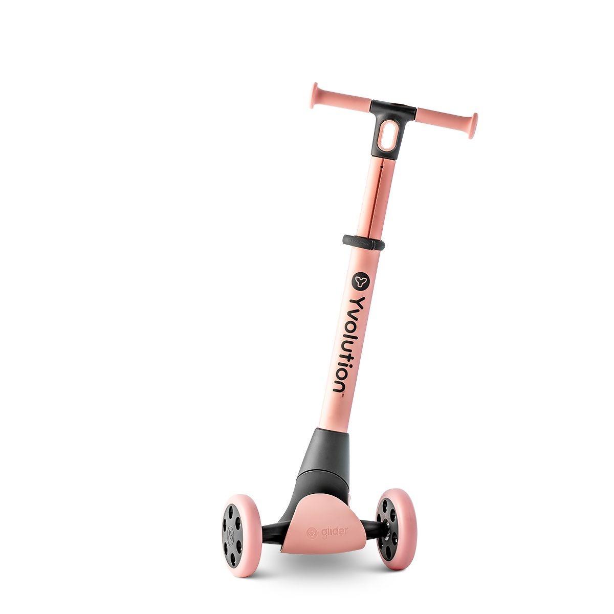 Самокат дитячий триколісний YVolution YGlider NUA Pink (iz15647) - фото 3