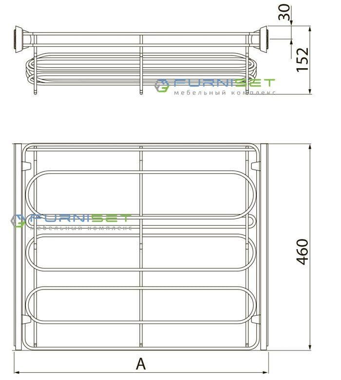 Полиця для взуття SMART без напрямних 900 мм Білий (W-WOBU90-BP-10) - фото 2 Полиця для взуття SMART без напрямних 900 мм Білий (W-WOBU90-BP-10) - фото 2