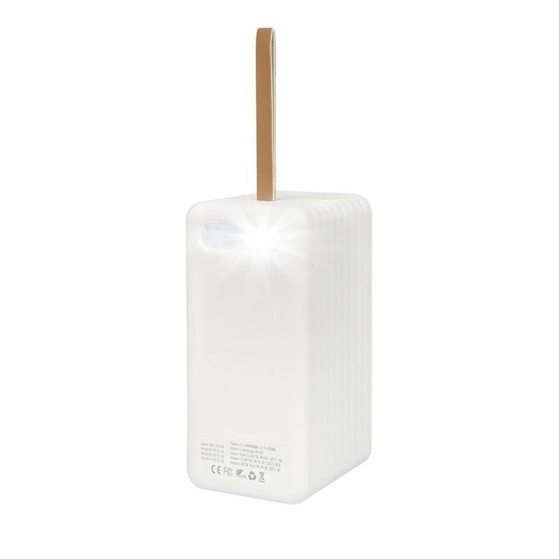 Повербанк Aura NRG-P100 100000 mAh 22,5W White (PBANRG-P100W) - фото 4