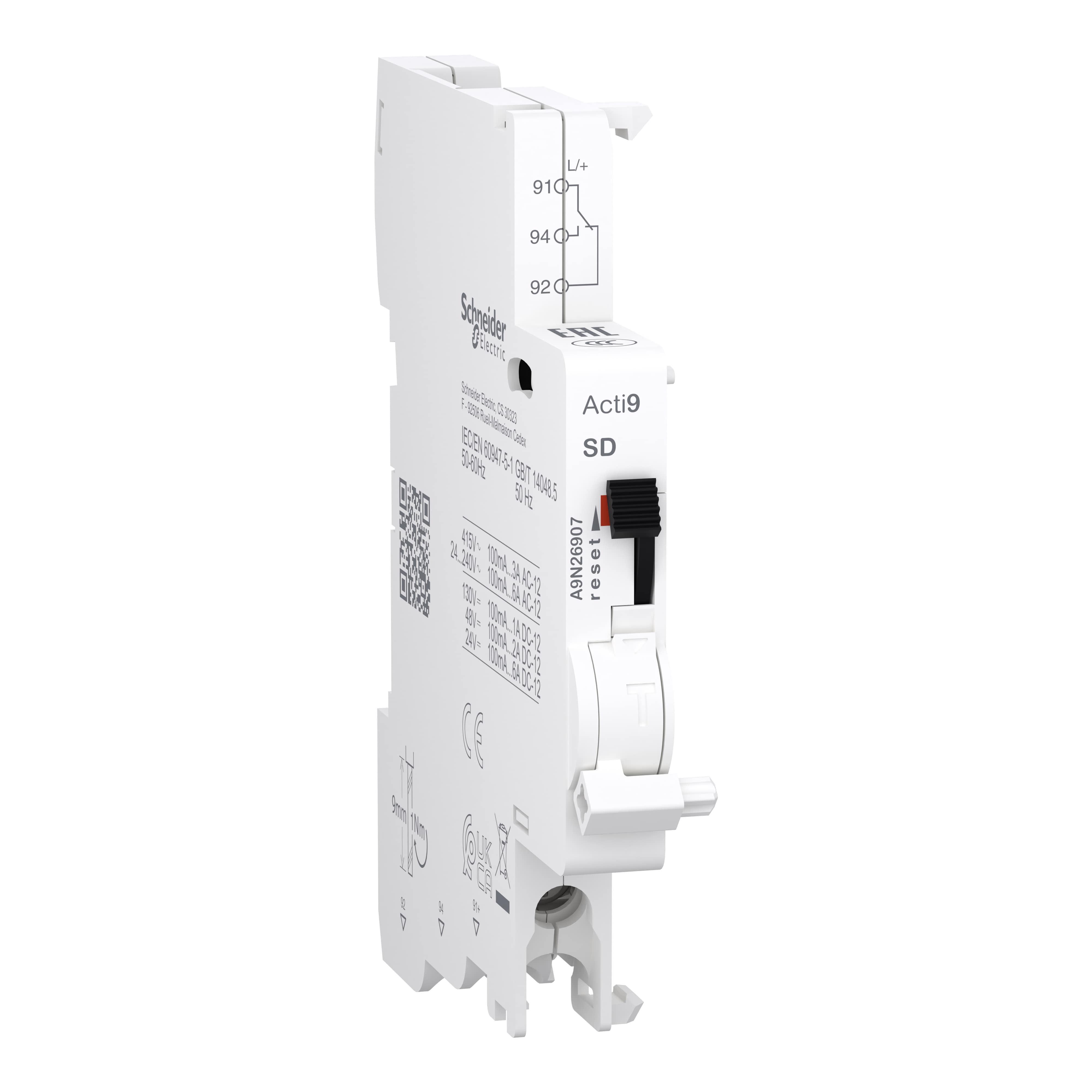 Доп. контакт Schneider Electric iSD 100 мА-6 А C60/C120 A9N26907 (00000057754)