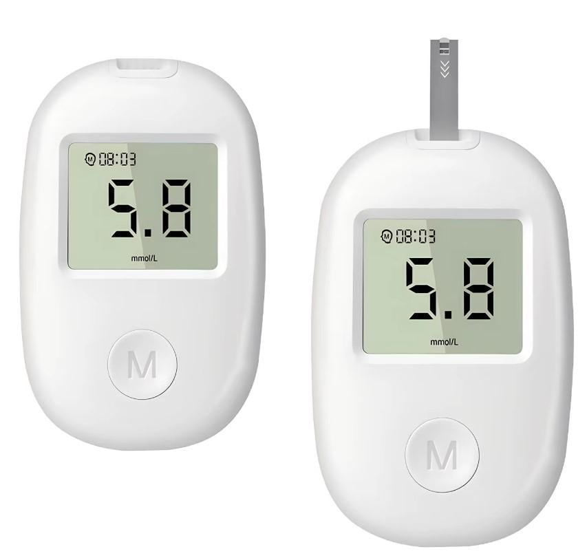 Глюкометр для контроля уровня сахара в крови G-171 с подсветкой Белый (2104618670) - фото 4 Глюкометр для контроля уровня сахара в крови G-171 с подсветкой Белый (2104618670) - фото 4