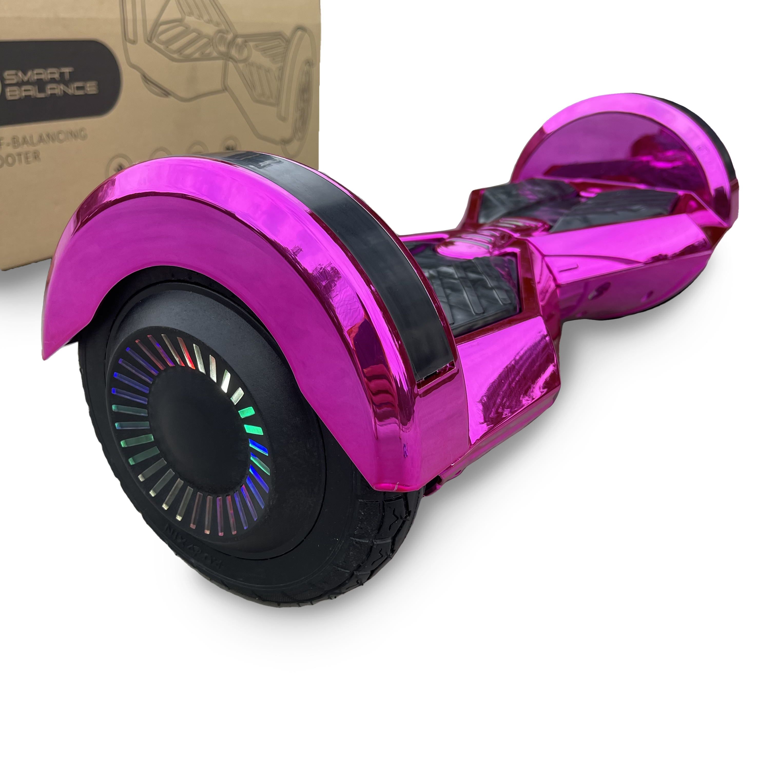 Гироборд Smart Balance 8" PRO 2021 Малиновый хром