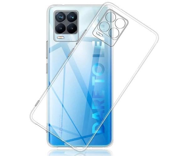Прозрачный чехол из твердого поликарбоната для Realme 8/8 Pro, Transparent