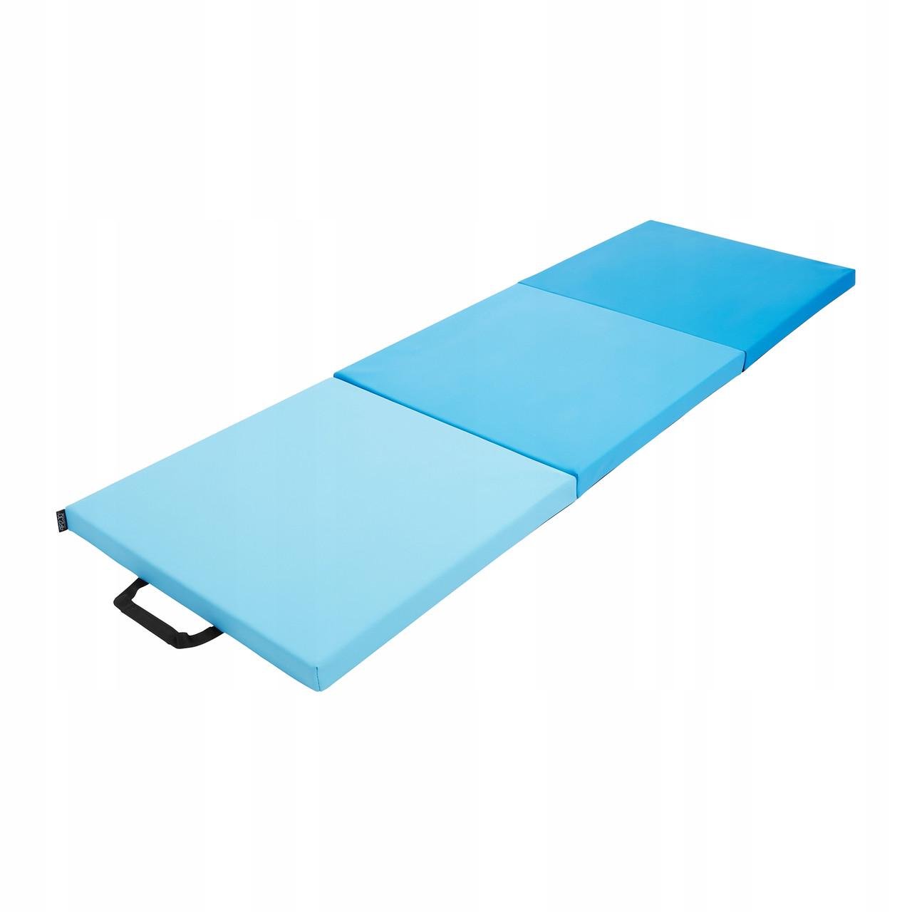 Мат гимнастический складной 4fizjo 180x60x5 см Blue/Sky Blue (P-5907739319685)