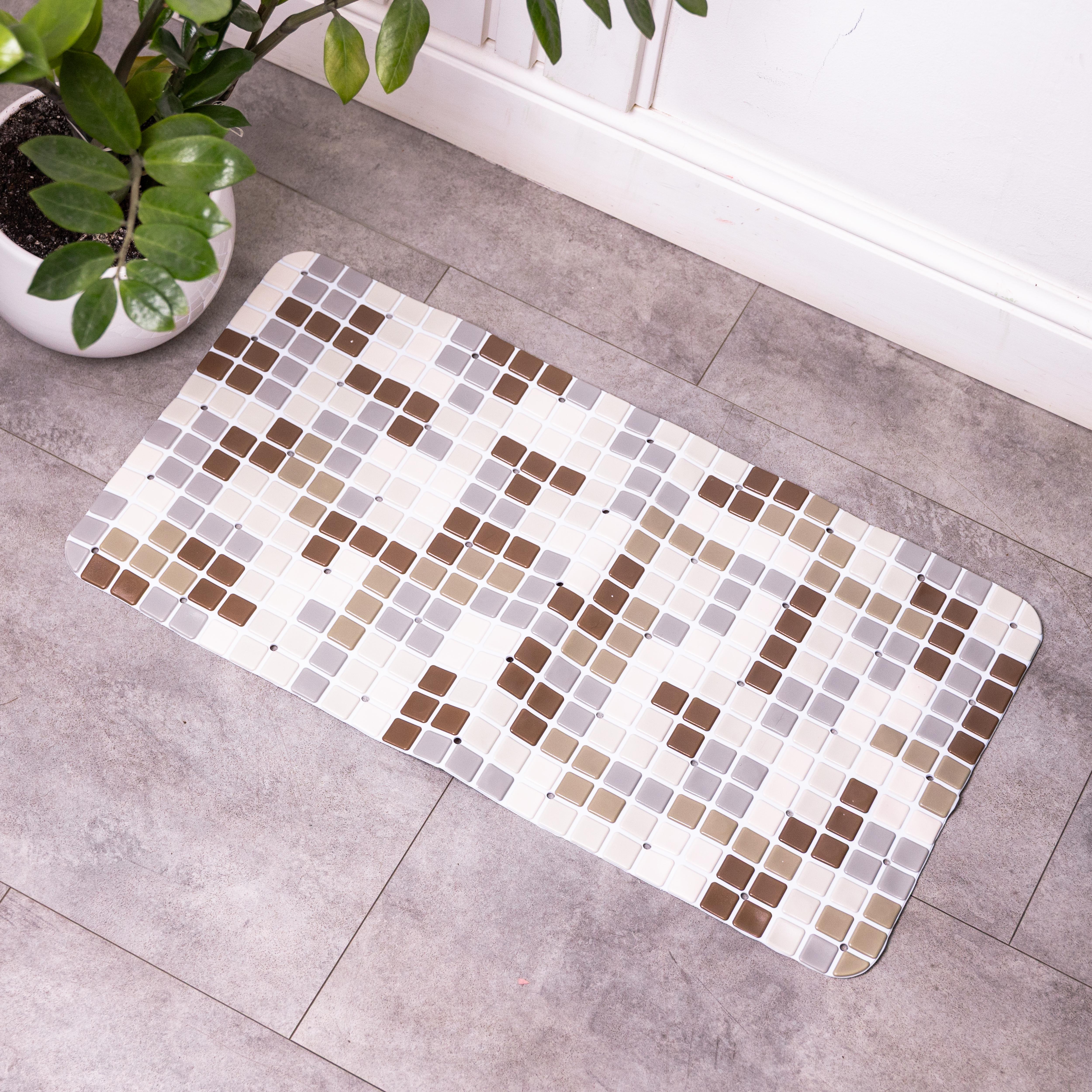 Коврик для ванны Clean Mosaic силиконовый 65х35 см (HP-42-47BR)