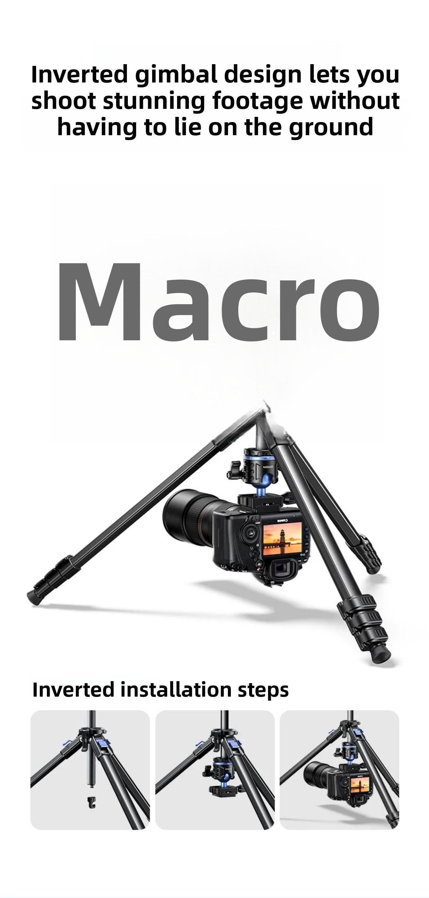 Штатив телескопический Ugreen 15 алюминиевый 165 см (55925) - фото 12 Штатив телескопический Ugreen 15 алюминиевый 165 см (55925) - фото 12