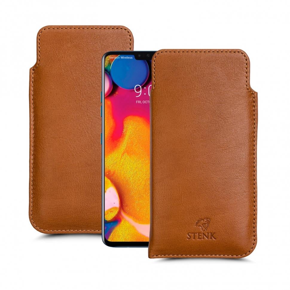Футляр Stenk Elegance для LG V40 ThinQ Camel (63429)