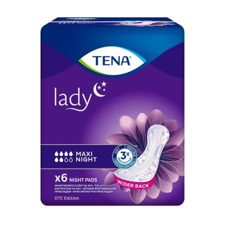 Прокладки урологічні TENA Lady Maxi Night 6 шт. 8 крап (2655788815)