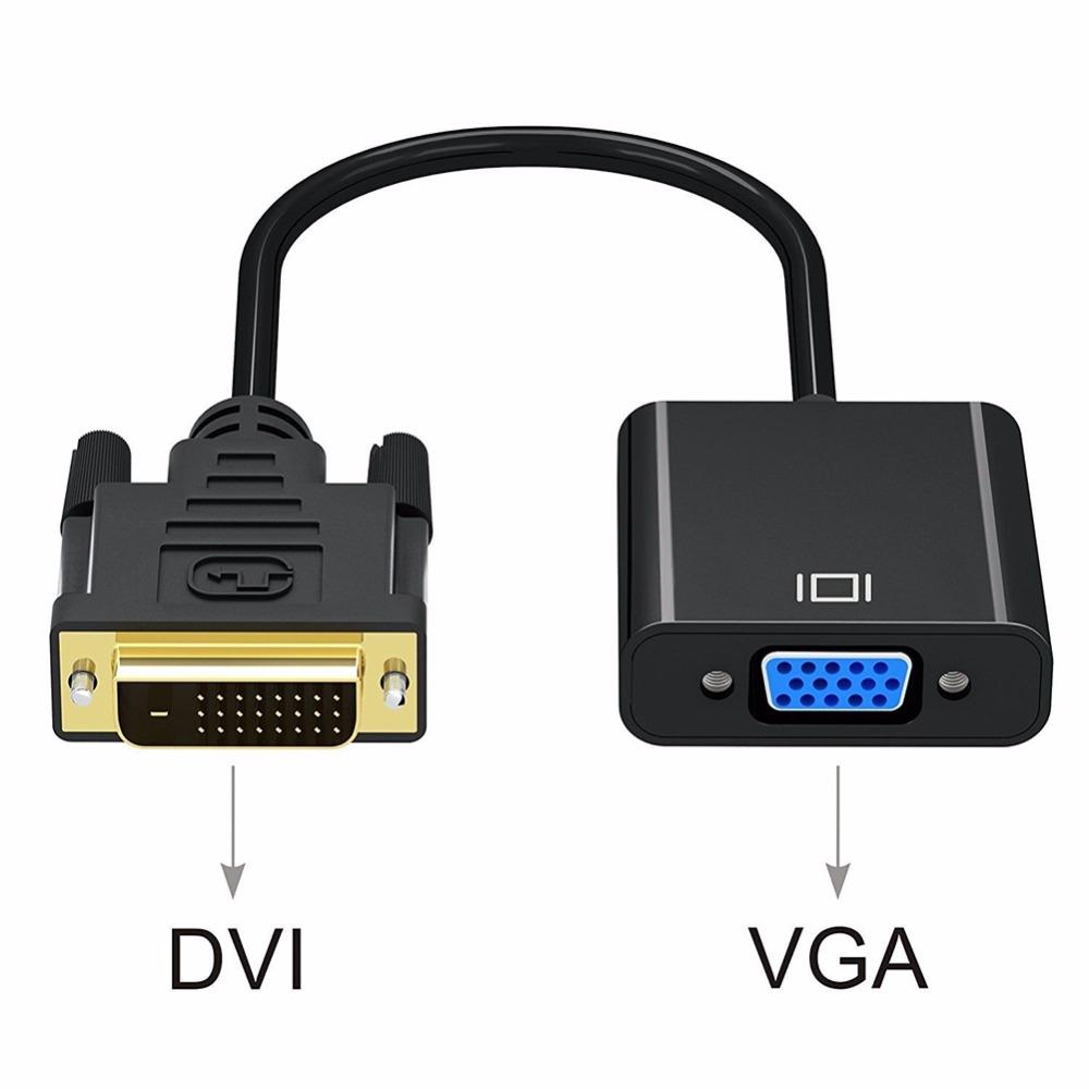 Перехідник 4Sport DVI-D 24 1pin M VGA 15pin F 0,26 м Black (CC-DDTVA-B) - фото 2