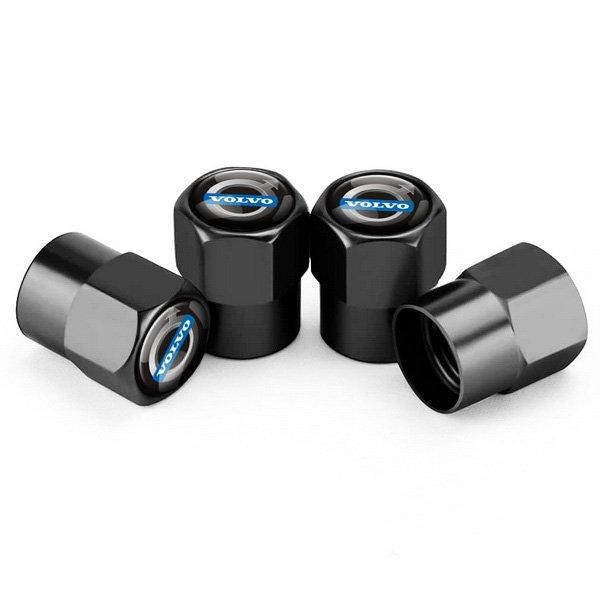 Набор колпачков на ниппель для автомобиля SUNROZ Caps Short Volvo 4 шт. Black - фото 1 Набор колпачков на ниппель для автомобиля SUNROZ Caps Short Volvo 4 шт. Black - фото 1