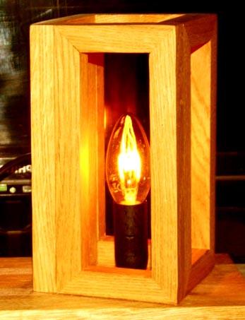 Светильник настольный из дерева Стонуол Карри (НСС-001203)