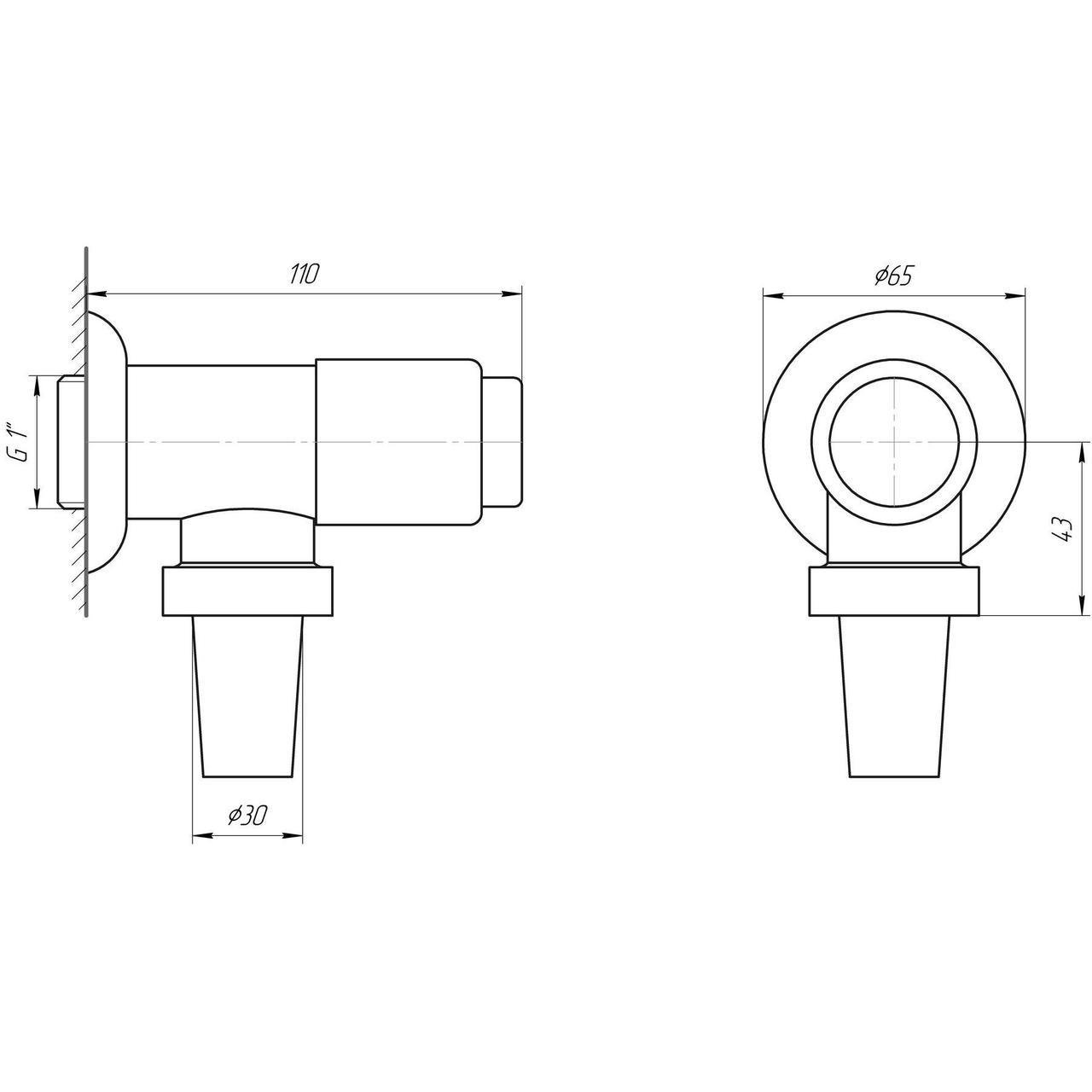 Кран-дозатор для унітазу TREMOLADA ТREMO-472А настінний Хром (2633543853) - фото 7