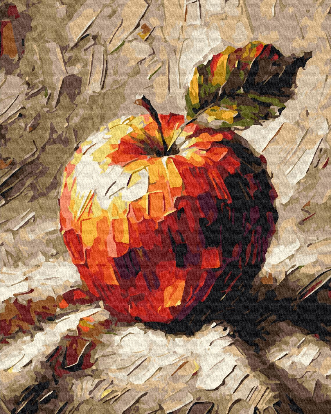 Картина по номерам Brushme Яблоко 40x50 см (BS54163)