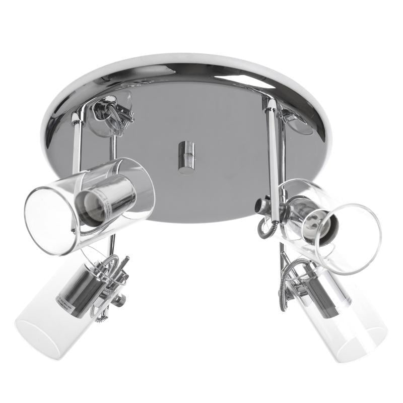 Светильник настенно-потолочный спот поворотный накладной Brille BR-549S/4C