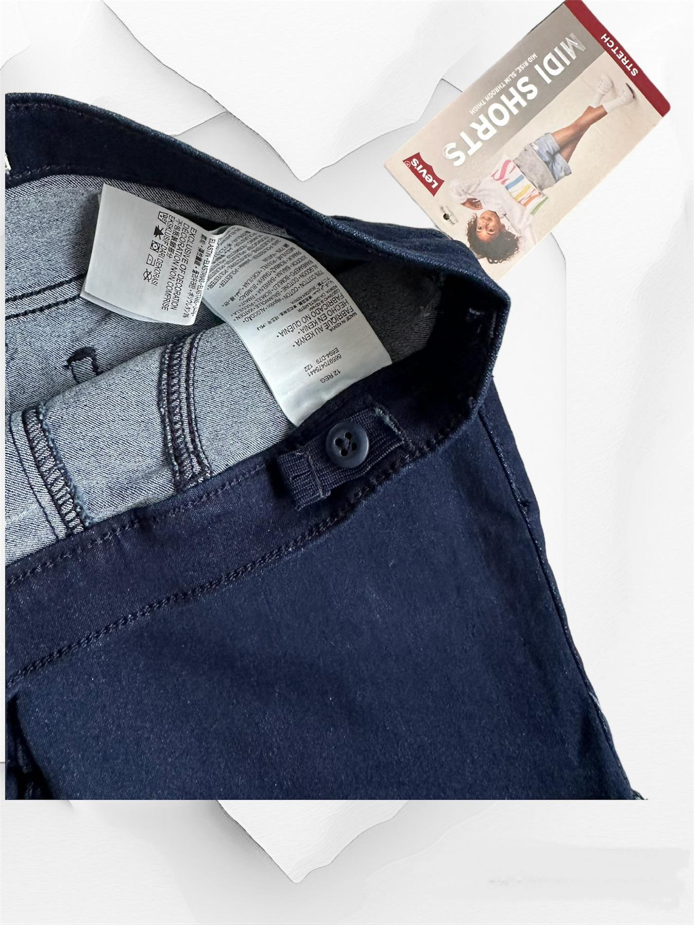 Шорты Levi's 12 лет 152-156 см Синий (0012752) - фото 4