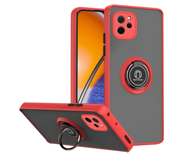 Чехол-накладка TPU Color Matte Ring для Huawei Nova Y61 Красный