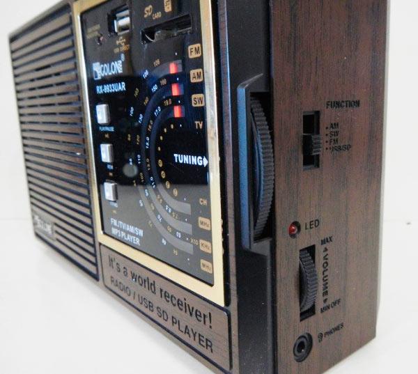 Радиоприемник всеволновой RX-98UAR USB/Bluetooth (2193518627) - фото 2 Радиоприемник всеволновой RX-98UAR USB/Bluetooth (2193518627) - фото 2