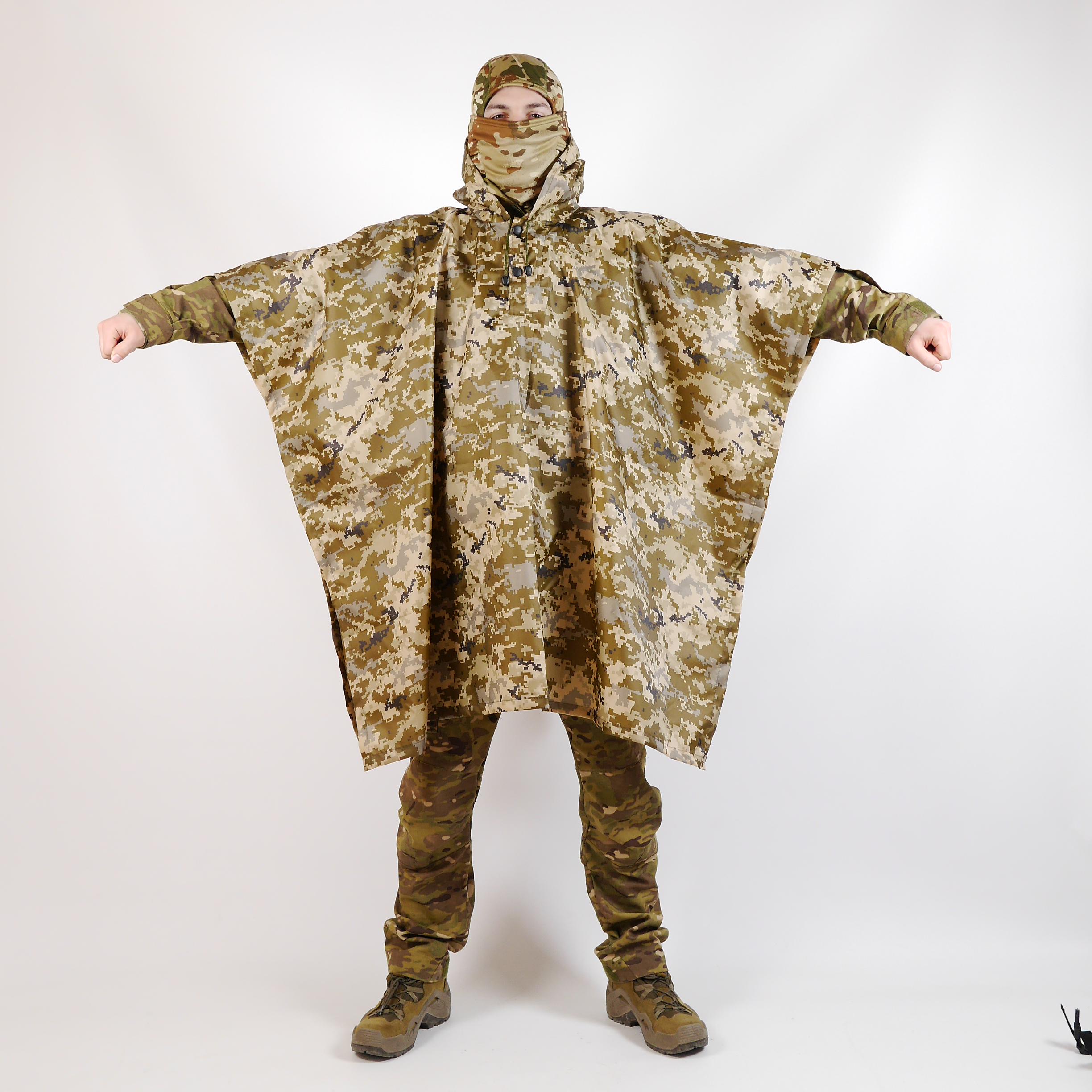 Пончо-дождевик Kiborg Пиксель (1134-OS) - фото 7