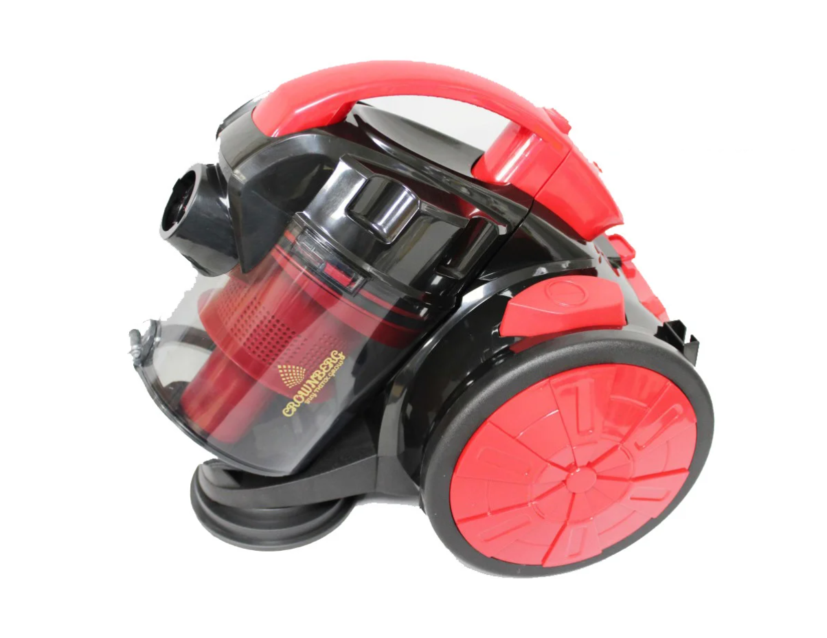 Пилосос колбовий Crownberg CB-0111 2400 W універсальний переносний Червоний (3-14-CB-0111)