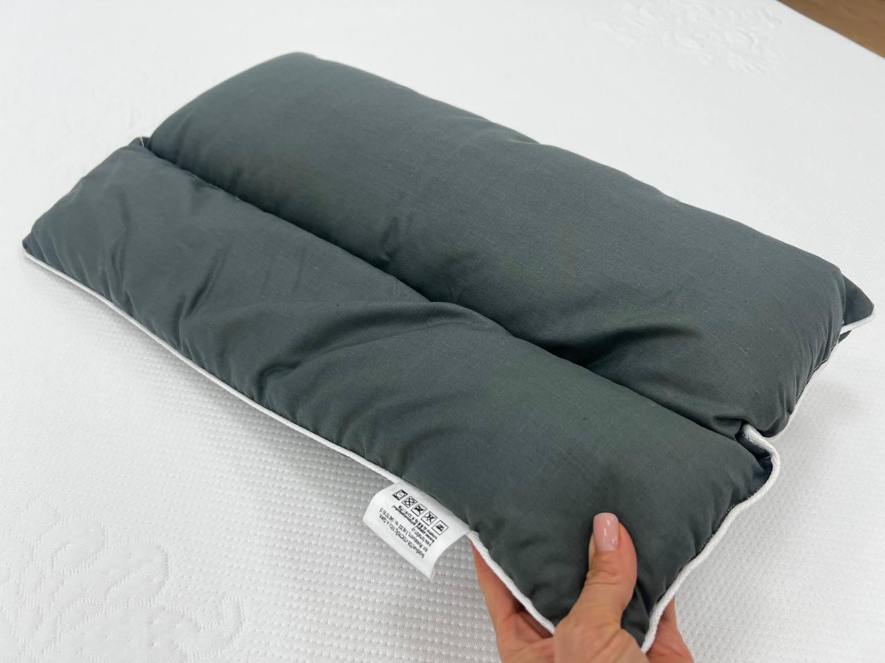 Подушка комбінована з гречаним лушпинням та холлофайбером Homefort Гера 50х70 см (201001902) - фото 7 Подушка комбінована з гречаним лушпинням та холлофайбером Homefort Гера 50х70 см (201001902) - фото 7