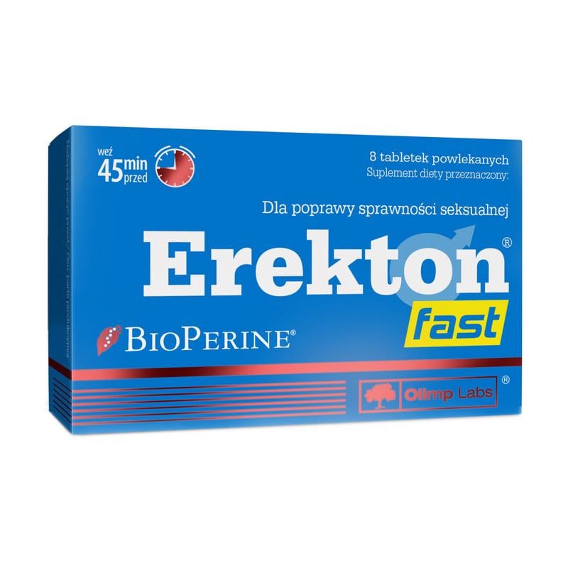 Комплекс для мужчин с L-аргинином L-цитруллином и цинком Olimp Erekton Fast 8 табл.