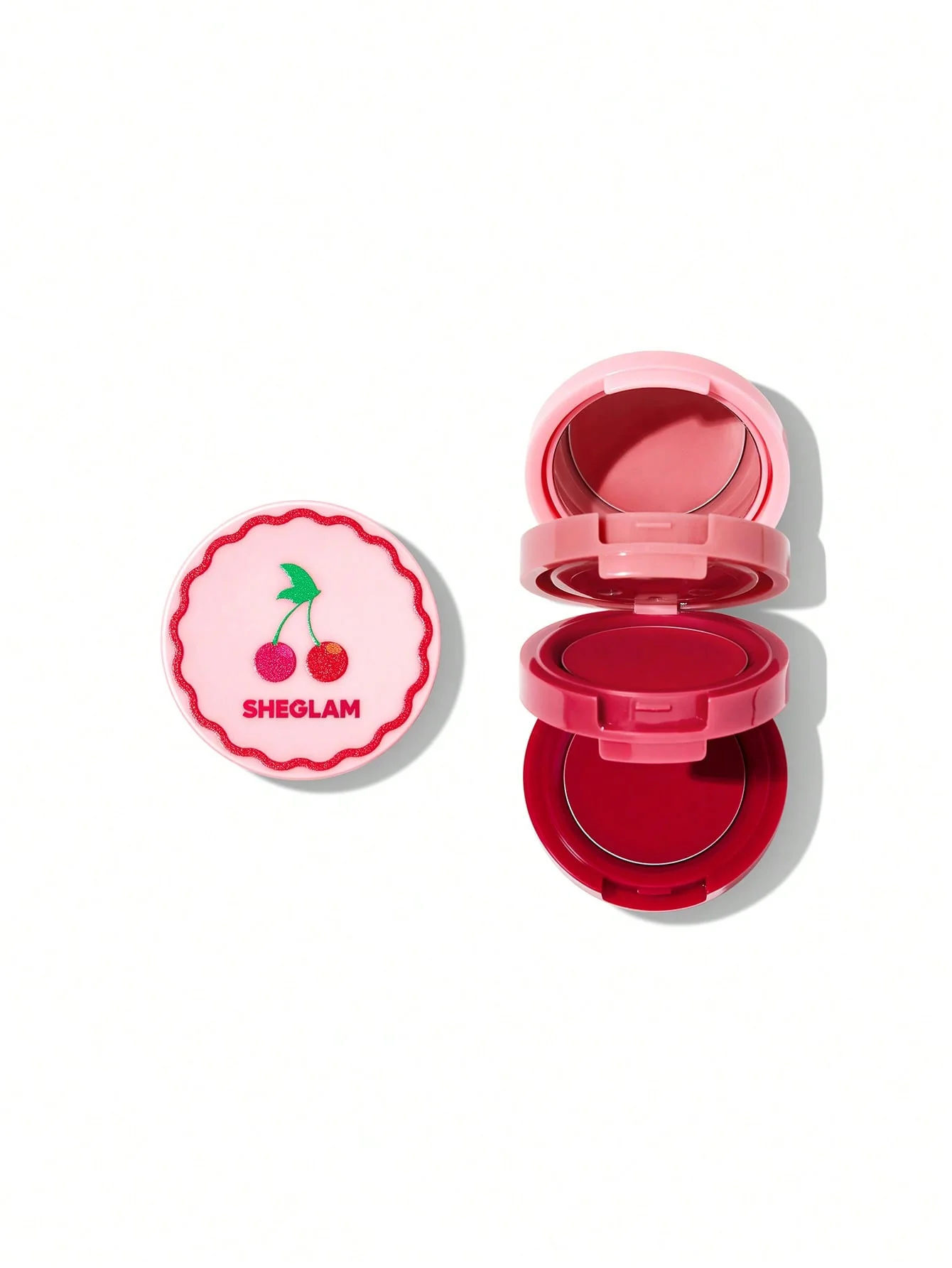 Палетка для губ та щік 3в1 SHEGLAM Very Cherry Cheek&lip Cream Stack 3,96 г